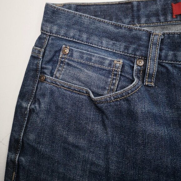 Guess Men's Size 33/32 Slim Straight Del Mar Fit Medium Wash Blue Jeans - Picture 6 of 14